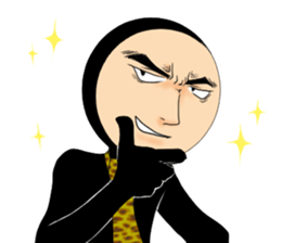 Zentai office worker sticker #4312468