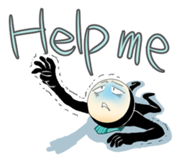 Zentai office worker sticker #4312484