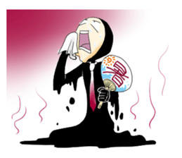 Zentai office worker sticker #4312498