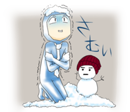 Zentai office worker sticker #4312500