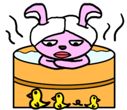 Everyone loves rabbit sticker #4313297