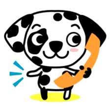 dalmatian-talk sticker #4313930