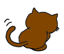 cat and person sticker #4314141