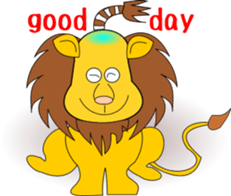 mail with animals sticker #4315096