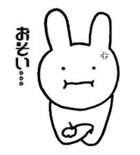 pretty rabbit sticker. sticker #4315111