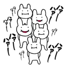 pretty rabbit sticker. sticker #4315124