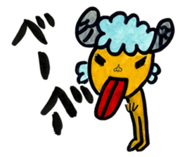 Kyururun sheep sticker #4315555
