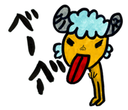 Kyururun sheep sticker #4315555