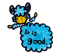 Kyururun sheep sticker #4315556