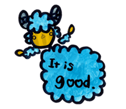 Kyururun sheep sticker #4315556