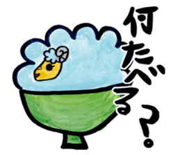 Kyururun sheep sticker #4315559