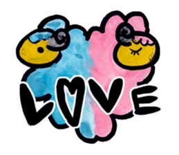 Kyururun sheep sticker #4315569