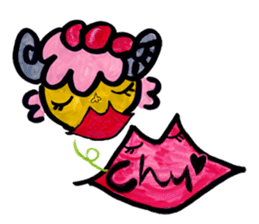 Kyururun sheep sticker #4315574