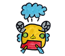 Kyururun sheep sticker #4315577