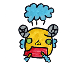 Kyururun sheep sticker #4315577