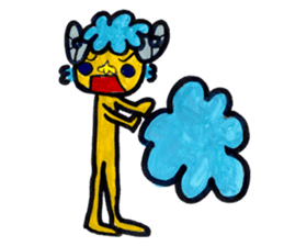 Kyururun sheep sticker #4315579