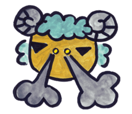 Kyururun sheep sticker #4315582