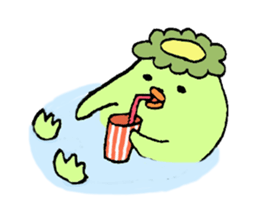 A kappa and cat sticker #4315987