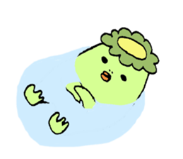 A kappa and cat sticker #4315988