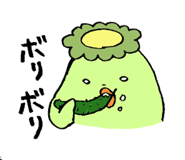 A kappa and cat sticker #4315991