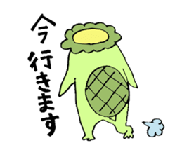 A kappa and cat sticker #4315992