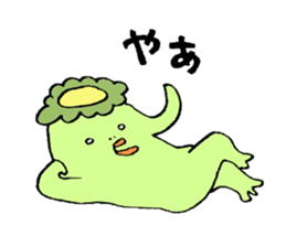 A kappa and cat sticker #4315999