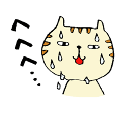 A kappa and cat sticker #4316015