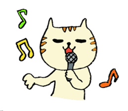 A kappa and cat sticker #4316020