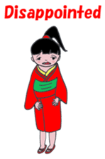 Little girl loves Kimono.(En Ver.) sticker #4316712