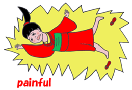 Little girl loves Kimono.(En Ver.) sticker #4316723