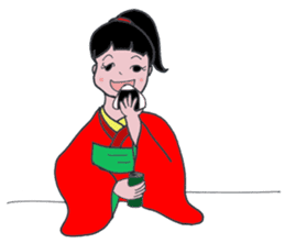 Little girl loves Kimono.(En Ver.) sticker #4316728