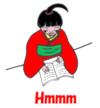 Little girl loves Kimono.(En Ver.) sticker #4316736