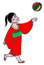 Little girl loves Kimono.(En Ver.) sticker #4316741