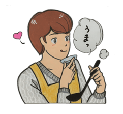 Japanese "kawaii" guy, Mr. Nukui sticker #4317110
