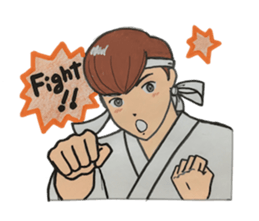 Japanese "kawaii" guy, Mr. Nukui sticker #4317114