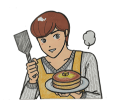 Japanese "kawaii" guy, Mr. Nukui sticker #4317117