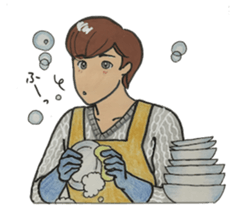 Japanese "kawaii" guy, Mr. Nukui sticker #4317135