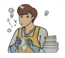 Japanese "kawaii" guy, Mr. Nukui sticker #4317135