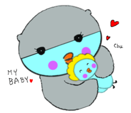 Blue Bird Talk sticker sticker #4317367