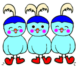 Blue Bird Talk sticker sticker #4317368