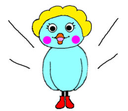 Blue Bird Talk sticker sticker #4317383