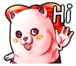 Wonder ghost cat Corphy (English) sticker #4317464