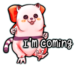 Wonder ghost cat Corphy (English) sticker #4317467