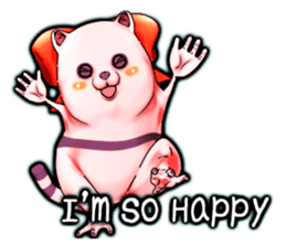 Wonder ghost cat Corphy (English) sticker #4317471