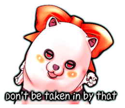 Wonder ghost cat Corphy (English) sticker #4317482