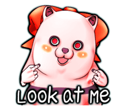 Wonder ghost cat Corphy (English) sticker #4317485