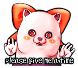 Wonder ghost cat Corphy (English) sticker #4317486