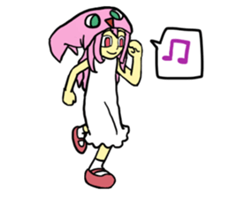 Rocket shark boy and Drill squid girl sticker #4317868
