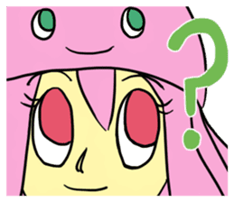 Rocket shark boy and Drill squid girl sticker #4317874