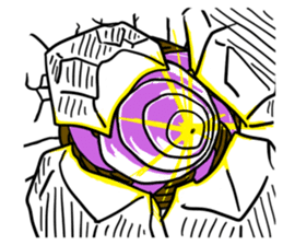 Rocket shark boy and Drill squid girl sticker #4317897